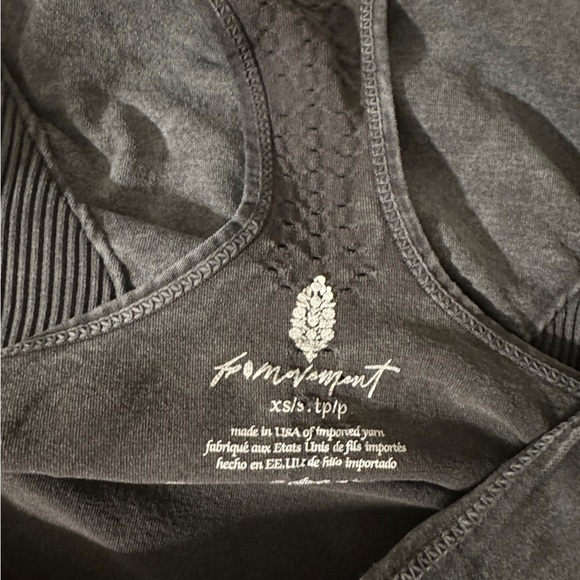 NWOT Free People Movement Good Karma
Long Tank Top Washed Black XS/S - Picture 4 of 4